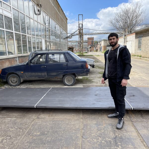 25.05 we bought 6 tons of armor steel to create bulletproof