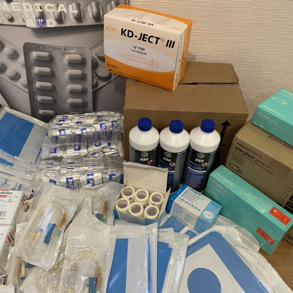 26.05 we collected medicines at the request of the military