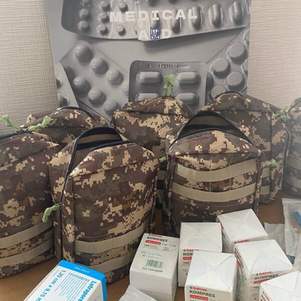 02.08 Today we prepared medical equipment for our soldiers