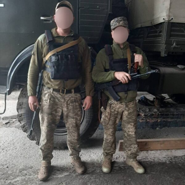 22.09 we sent to the front line plate carriers of our own production for our soldiers