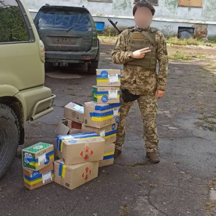 05.10 we sent a lot of humanitarian aid to our military on the front line